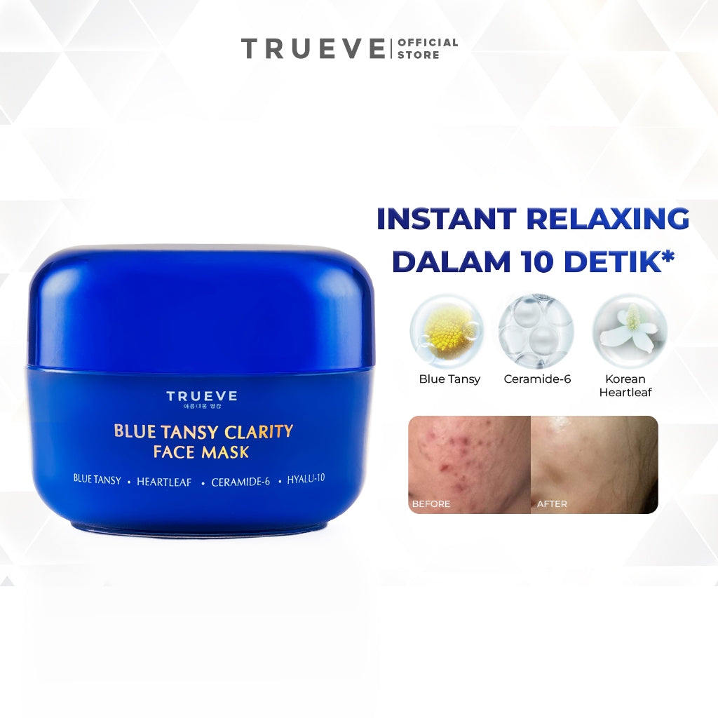 Blue Tansy Clarity Face Mask