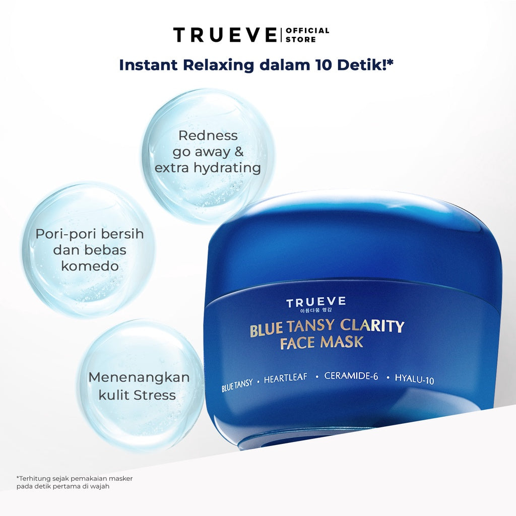 Blue Tansy Clarity Face Mask