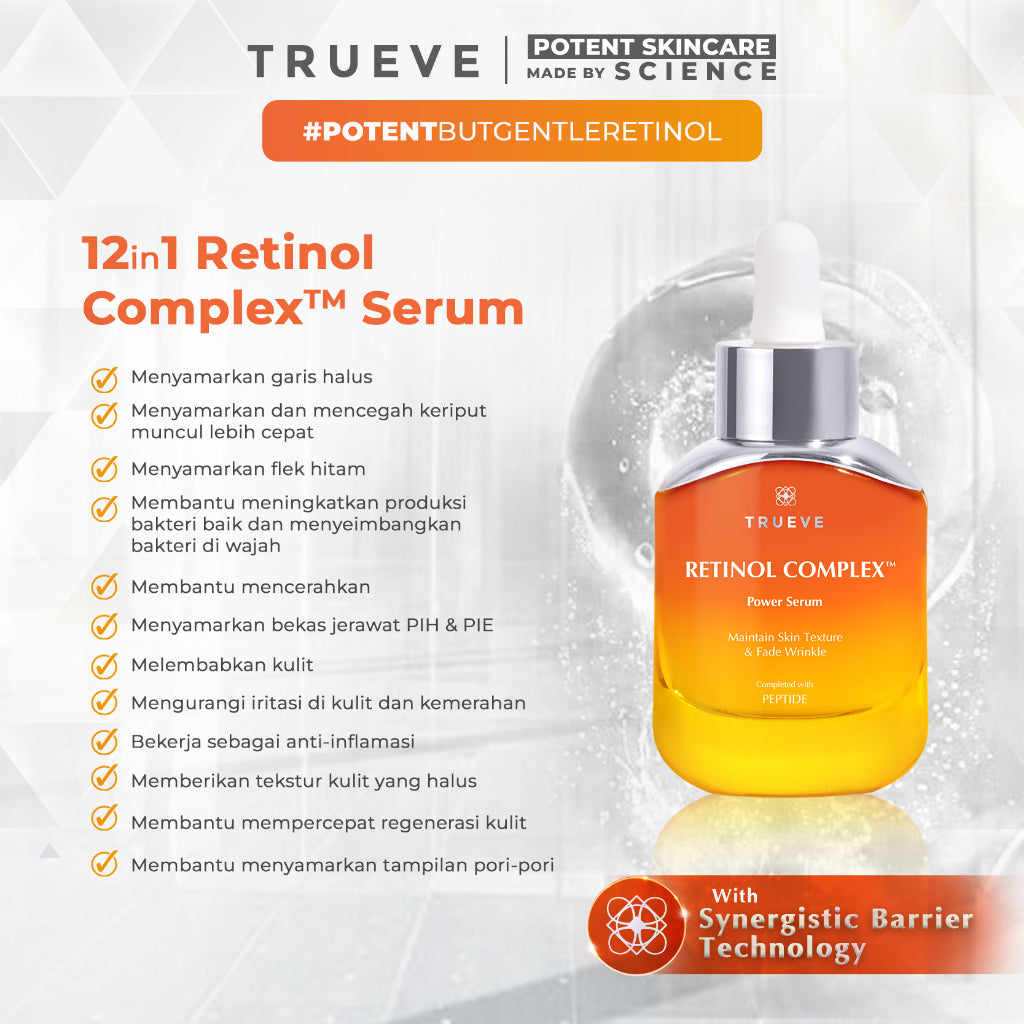 Trueve Retinol Complex Power Serum 15ml & Retinol Complex Power Moisturizer 30g