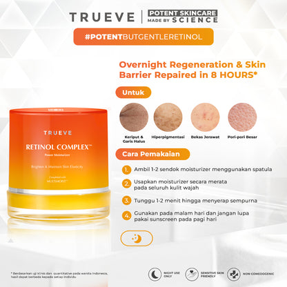 Trueve Retinol Complex Power Serum 15ml & Retinol Complex Power Moisturizer 30g