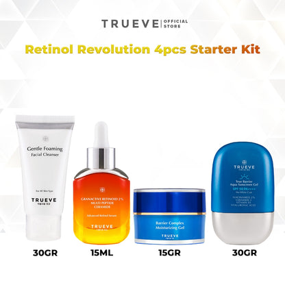 [FULL SIZE - 4 PCS] Basic Skincare Set: Serum, Moisturizer, Cleanser, and Sunscreen